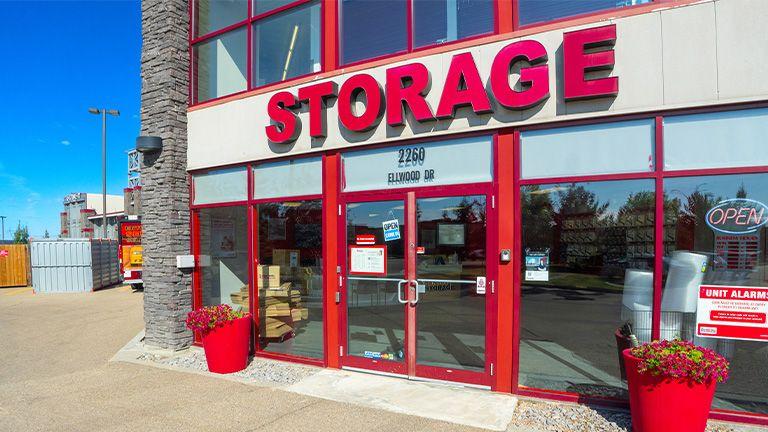 Calgary South East Storage Facility Entrance