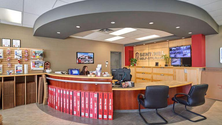 Calgary Spyhill Self Storage Facility Reception