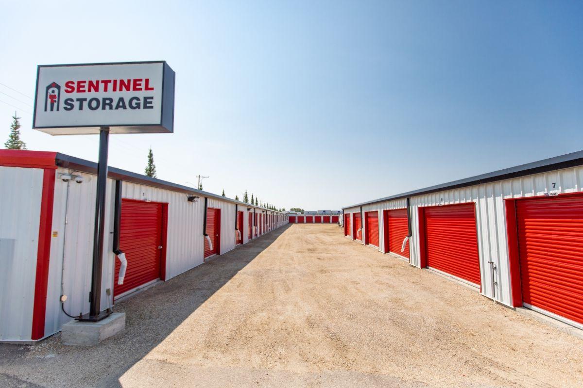 Drive Up Storage Units - Sentinel Storage - Spruce Grove