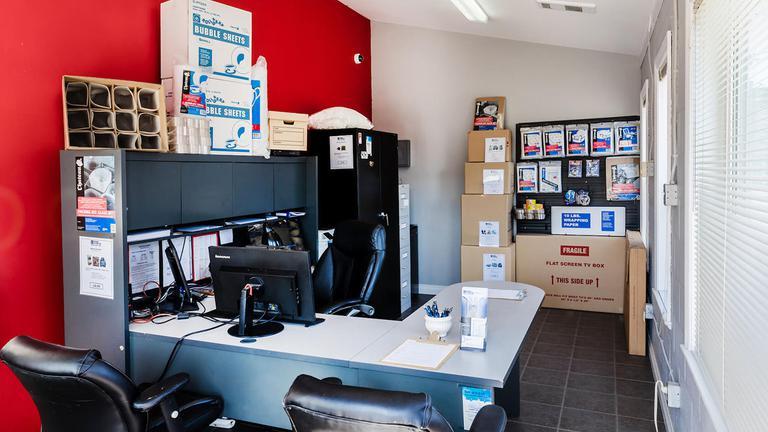 Reception Desk / Packing Supplies
