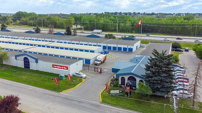 Calgary Glenmore Storage Facility Drone Shot