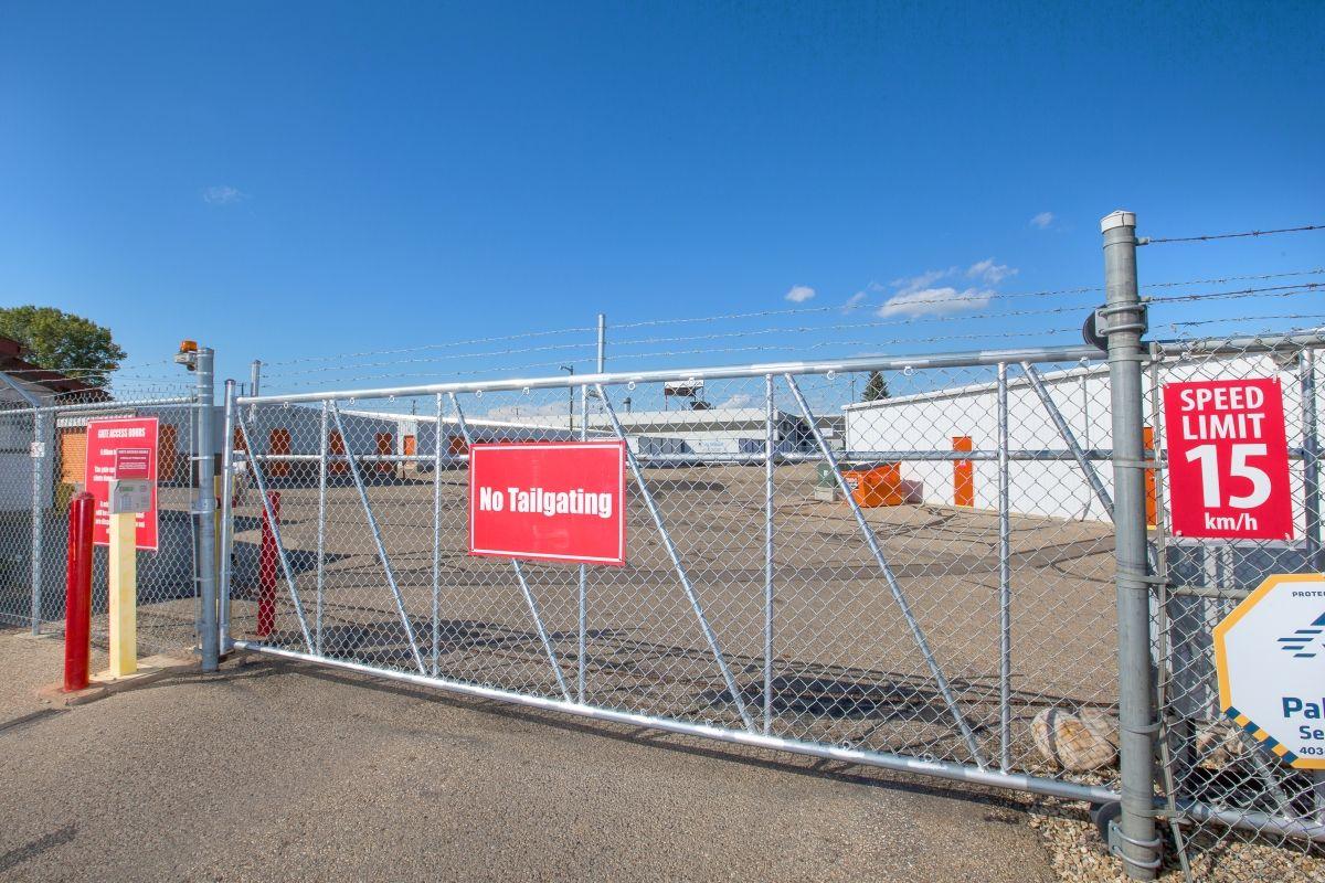 Security Gate - Sentinel Storage - Red Deer Northlands (Self-Serve)