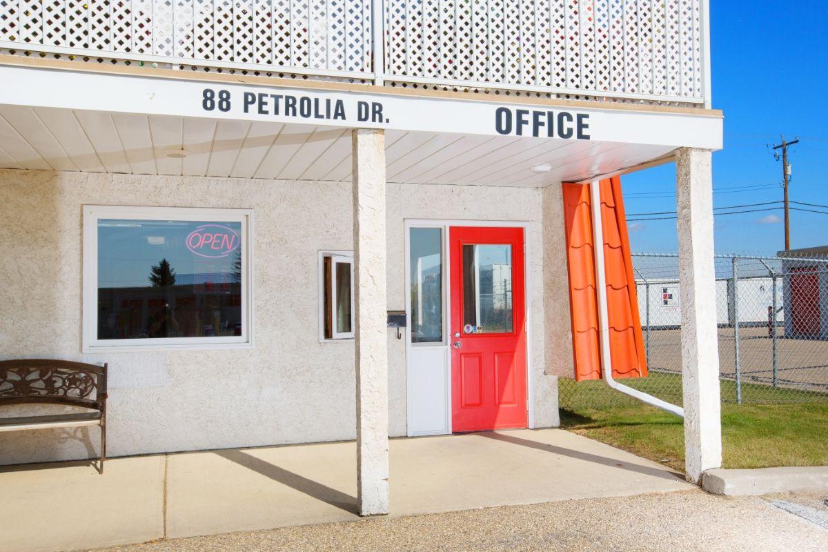 Office Entrance - Sentinel Storage - Red Deer South
